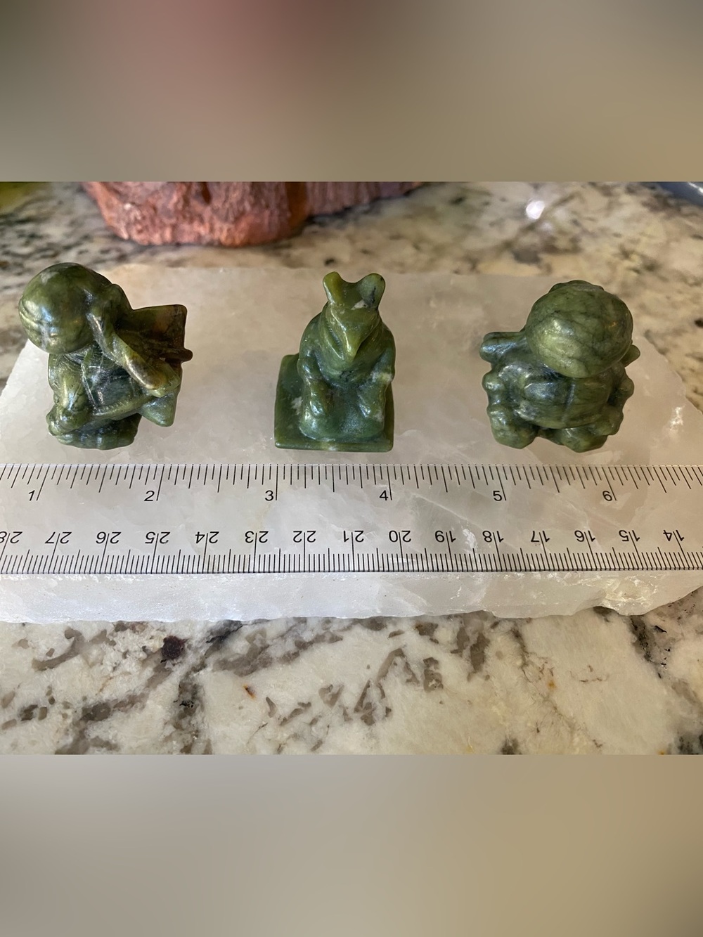 Cowabunga! 🐢 Carved Jade Teenage Mutant Ninja Turtles Complete 5-Piece Set - Picture 8 of 11